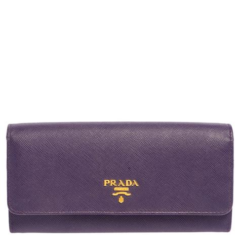 purple prada wallets